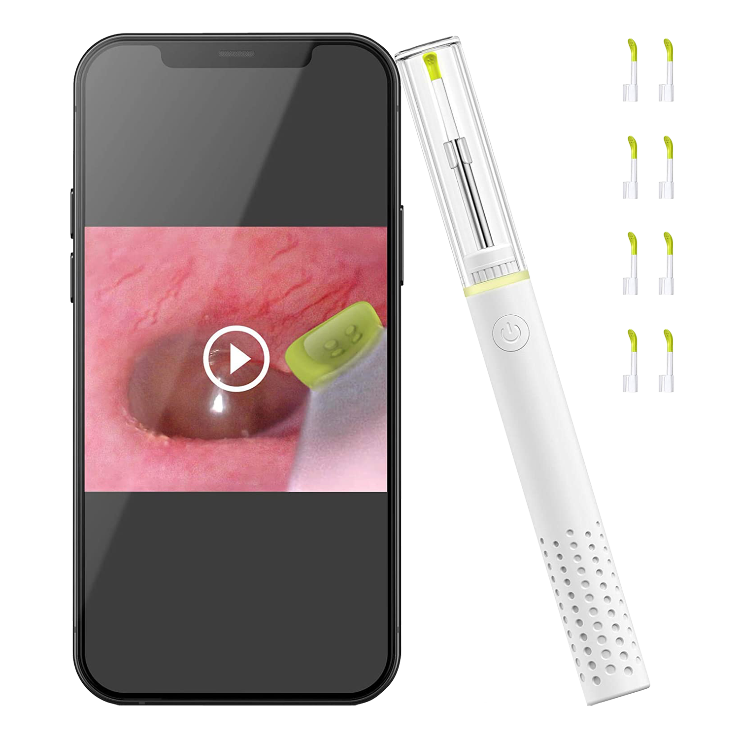 Wireless Smart Otoscope Camera with Ear Wax Removal